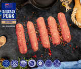 Frozen - Pure Pork All Day All Rounder Sausage, Approx 500g Pack