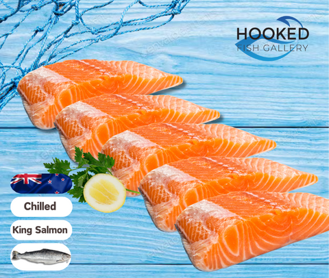 CHILLED - New Zealand Fresh Salmon Fillets, 5 x 150-190gm
