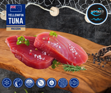 FROZEN: Yellowfin Tuna Fillets Approx 2 x 200 - 230g each