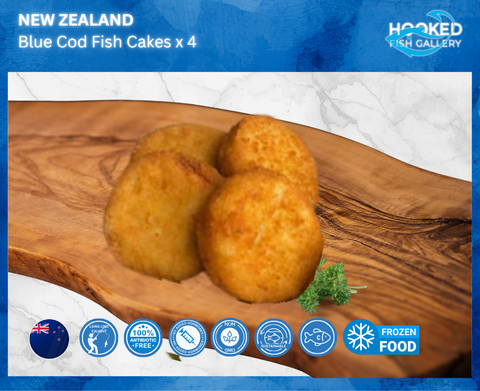 FROZEN: NZ Crumbed 4 x Fish Cakes