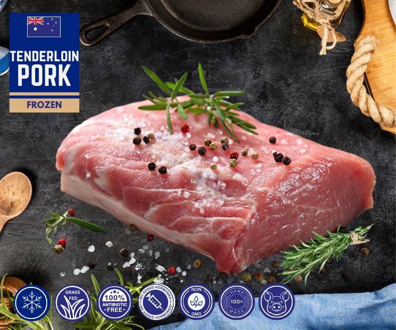 FROZEN Pork Tenderloin x 400-500gram Tenderloin per pack