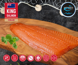 CHILLED - New Zealand Fresh King Salmon (Whole Side Fillet), 1.1kg-1.4kg - Arriving Aug 20th.