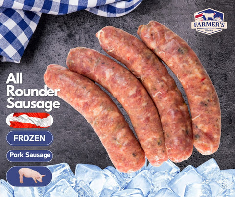 Frozen - Pure Pork All Day All Rounder Sausage, Approx 500g Pack
