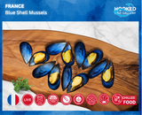 LIVE Fremch Blue Shell Mussels 500g Bags