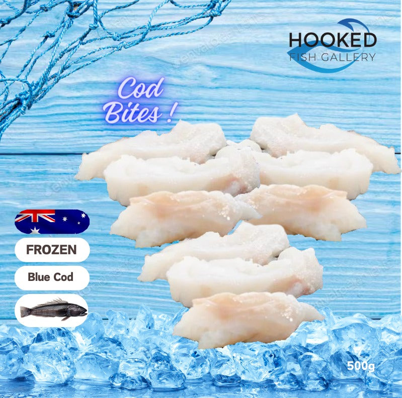 Blue Code Fish Fillet FROZEN - NZ Blue Cod Fish Bites | Farmers Market HK