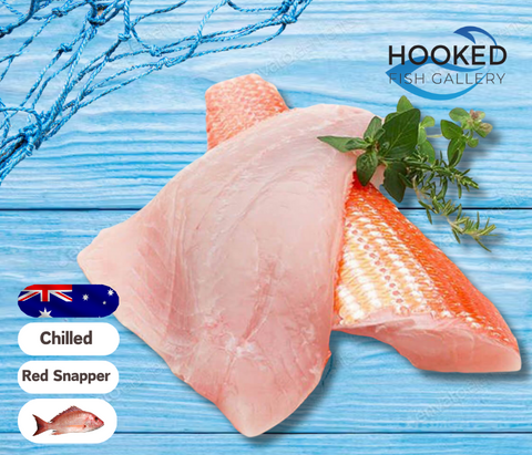 CHILLED NZ Wild Snapper Fillets 2 × 190g to 230g each  Fillets