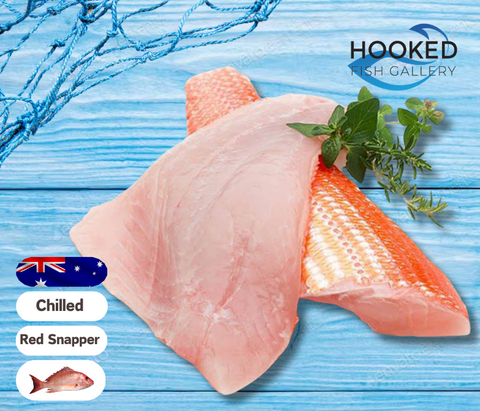 CHILLED NZ Wild Snapper Fillets 2 × 180g to 200g for Two Fillets