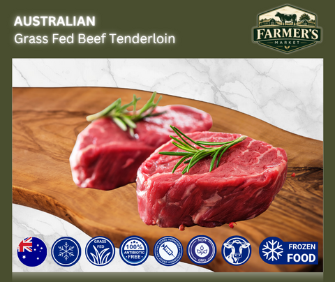 FROZEN - Premium Tenderloin Beef approx 2 x 300g