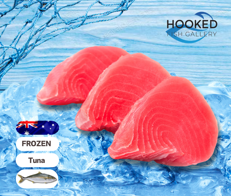 FROZEN: Yellowfin Tuna Fillets Approx 2 x 190-240g
