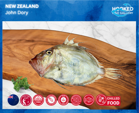 CHILLED NZ Wild Whole John Dory 1.8kg to 2.0kg (arrives 26/9) *price subject to change due to weigh