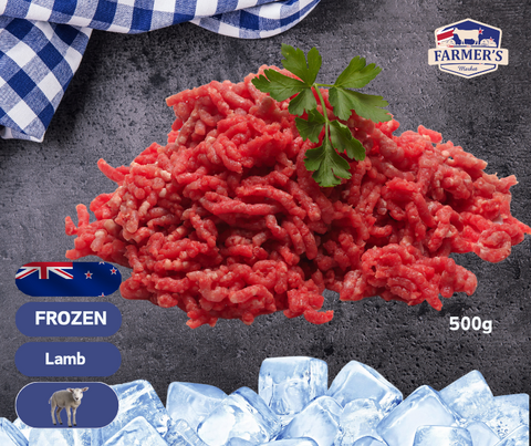 FROZEN: Lamb Mince, 500gm pack