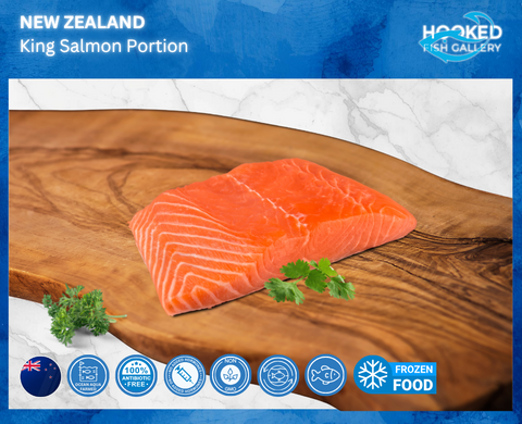 FROZEN - New Zealand  King Salmon Single Fillet 150-190gm