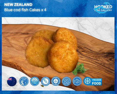 FROZEN: NZ Crumbed 4 x Fish Cakes