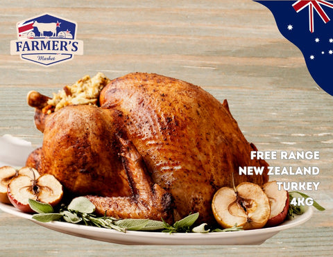 FROZEN - New Zealand Whole Free Range Turkey 4kg