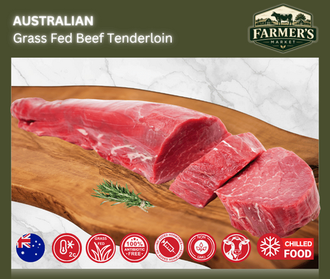 CHILLED: Premium Tenderloin Beef approx. 1.9kg - 2.2kg