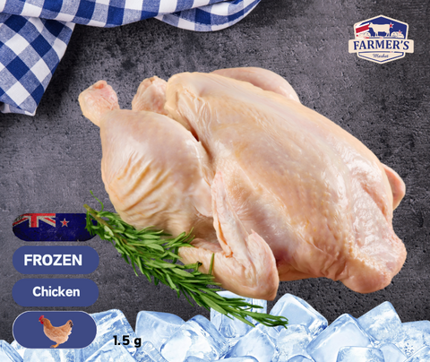 FROZEN - ORGANIC New Zealand Whole Chicken 1.5kg