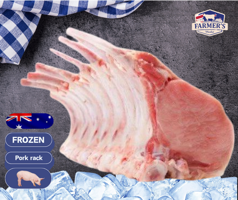 FROZEN - Free Range Pork Rack 10 Rib