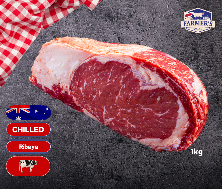 CHILLED: Premium Rib Eye, 1kg | Farmers Market HK