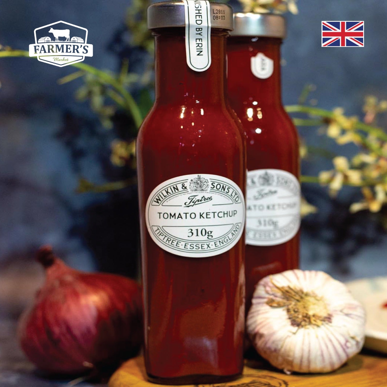 Tiptree Tomato Ketchup 310G Per Bottle Farmers Market HK
