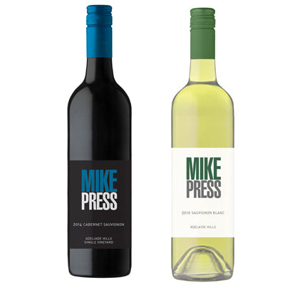 Mixed Dozen Mike Press Cabernet Sav & Sav Blanc 2016 - Farmers Market Limited